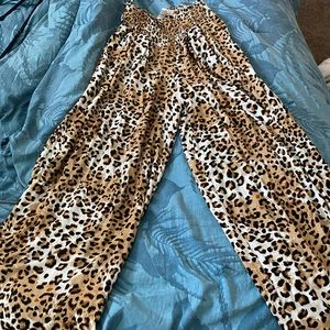 Free people summer leopard pants